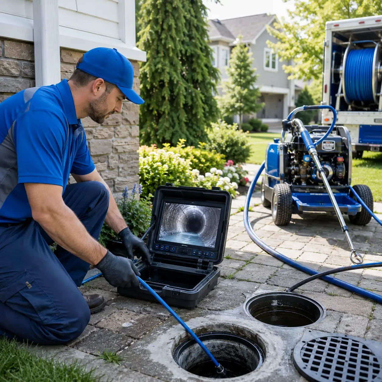 Outdoor drain cleaning professionals serving Grand River, OH