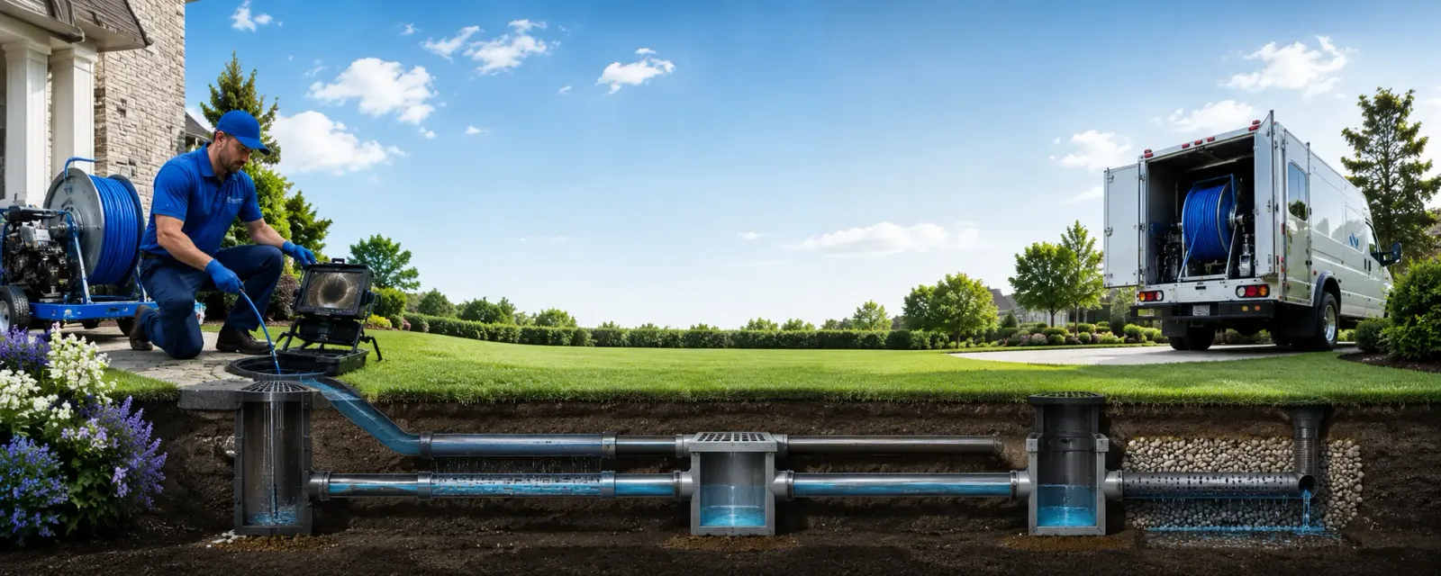 Outdoor drain cleaning information for Grand River, OH